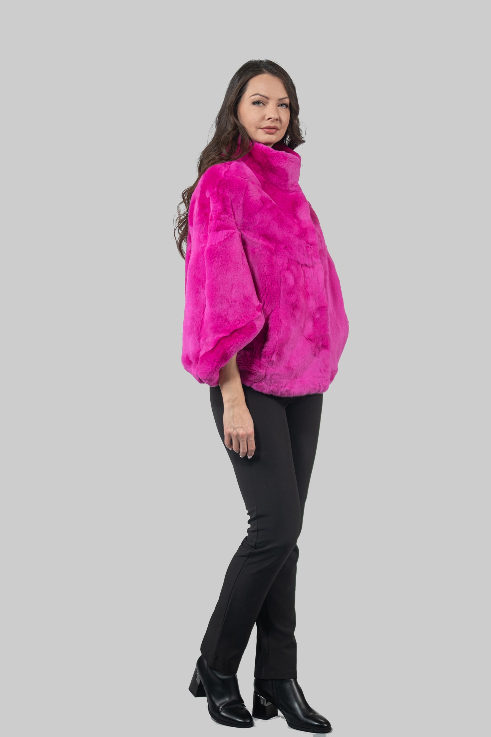Barbie Pink Rex Rabbit Cape