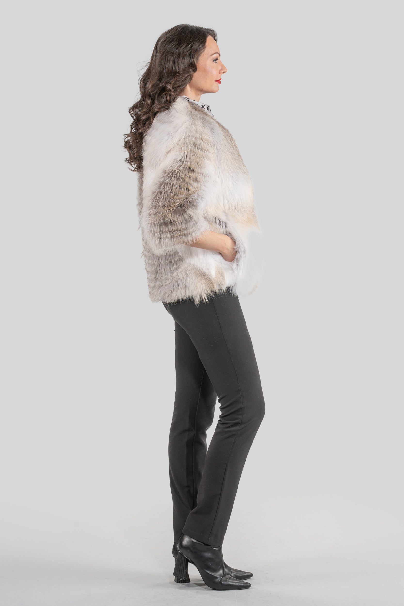 Fawn Light Fox Fur Jacket