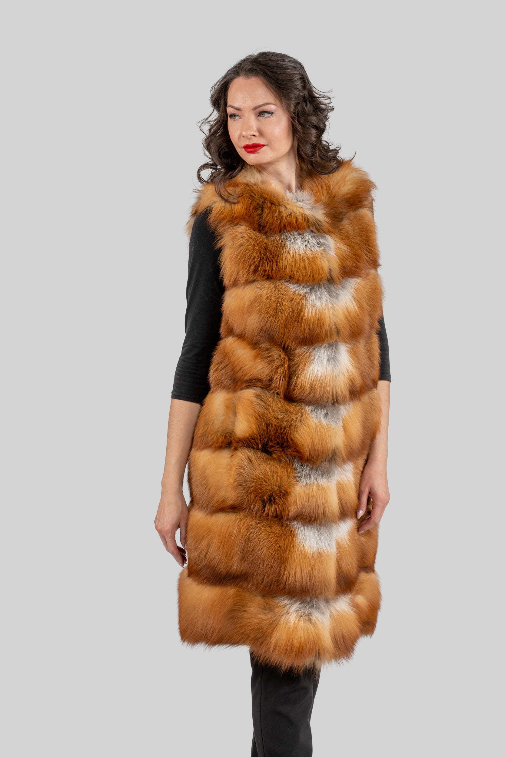 Natural Fox Fur Vest