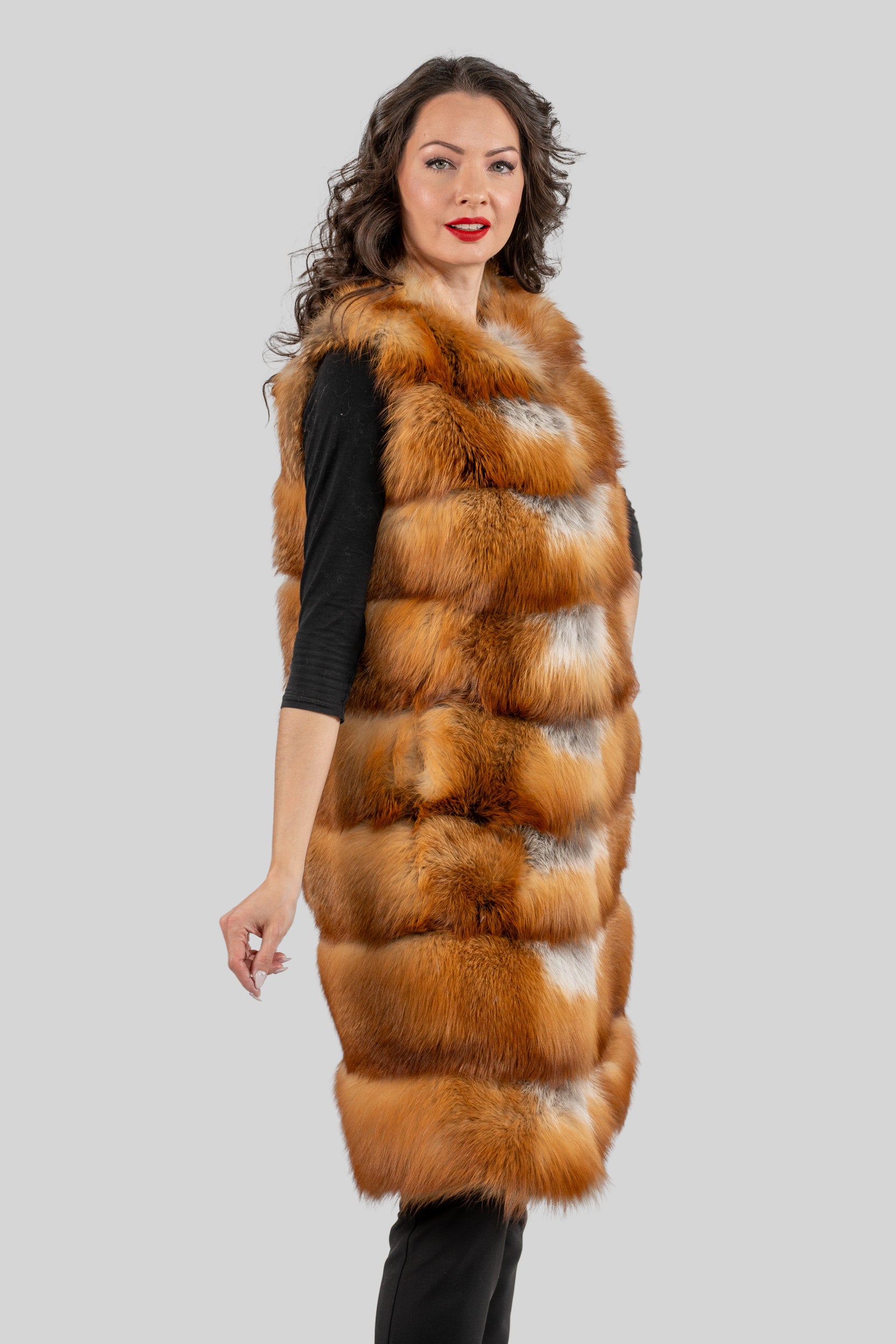 Natural Fox Fur Vest