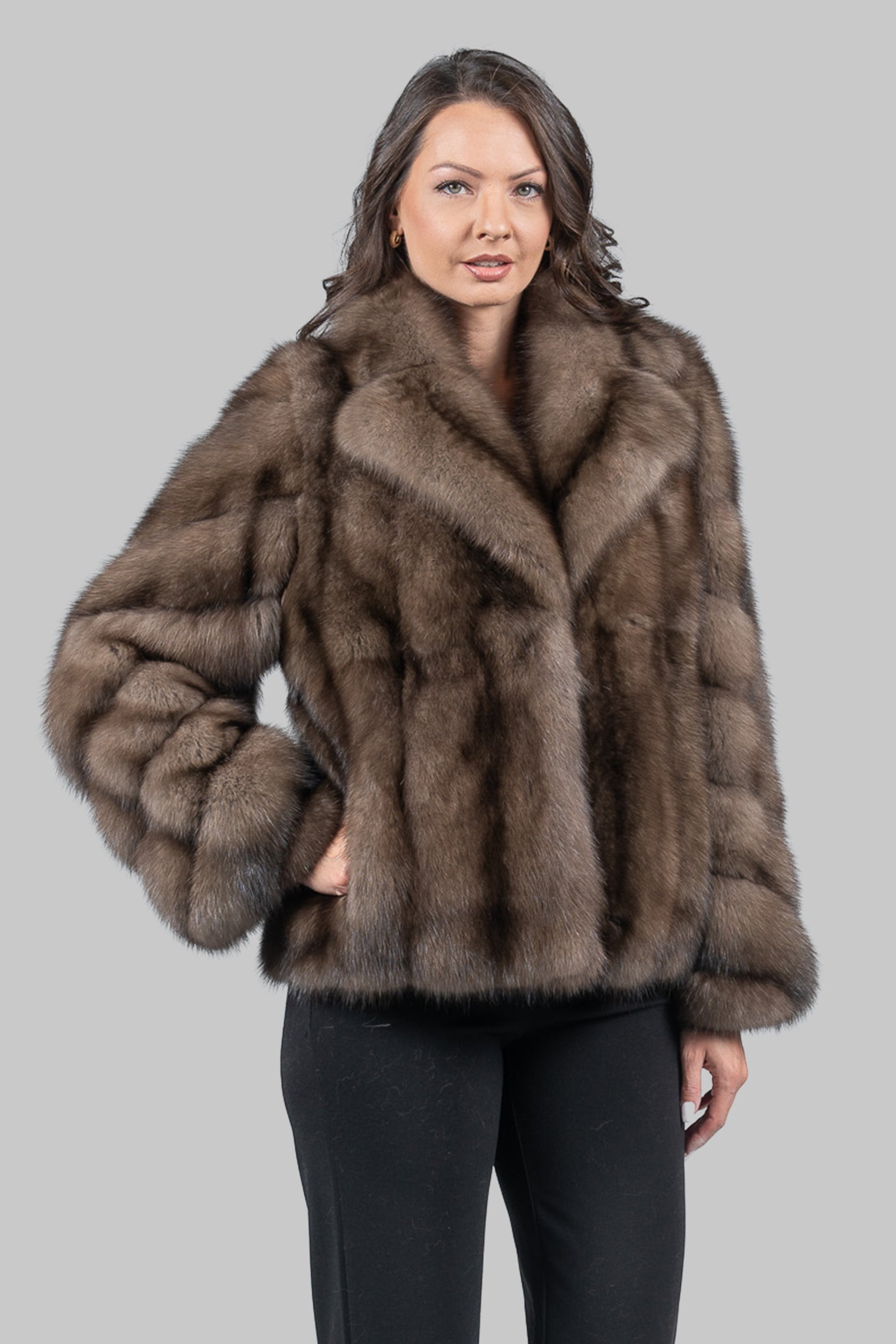 Graffit Baumarten Jacket with Notch Collar