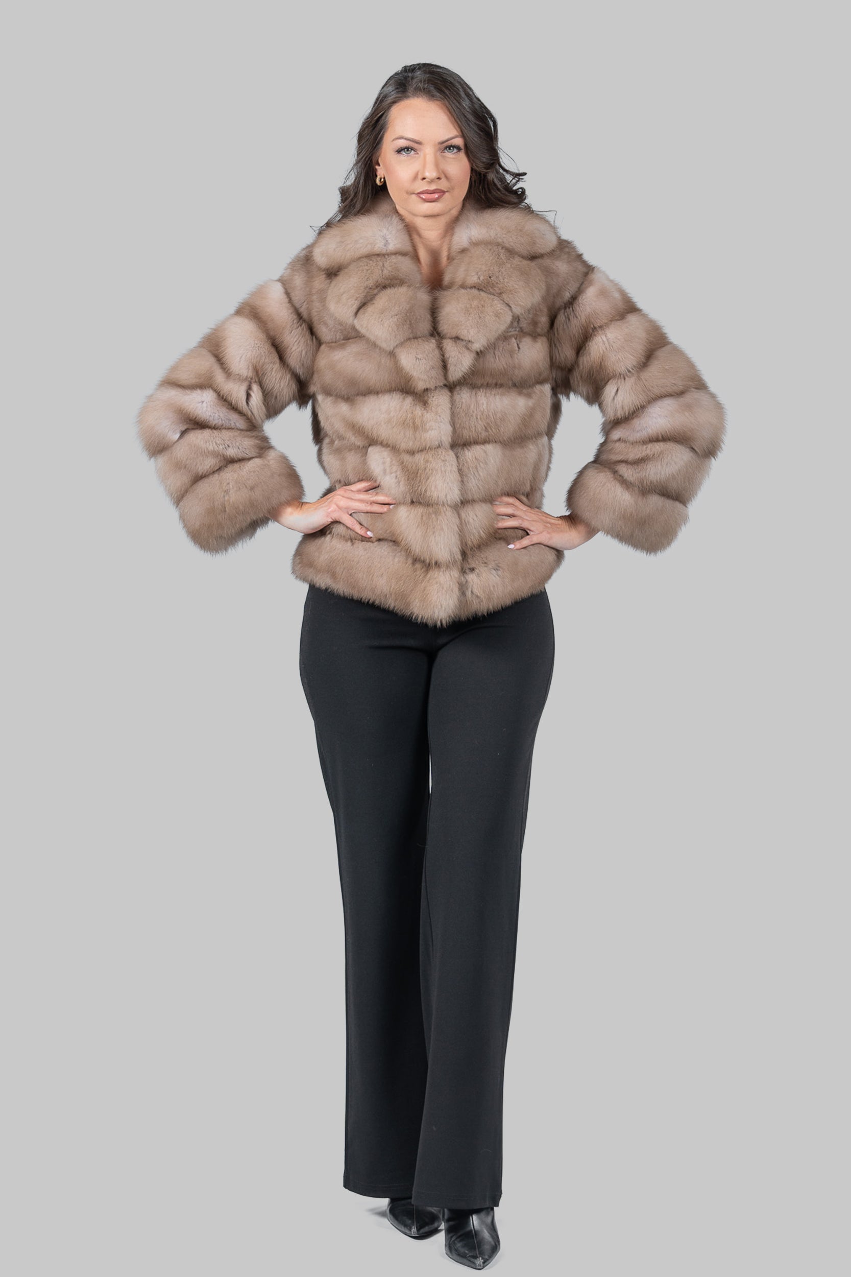 Graphite Baumarten Jacket with Notch Collar