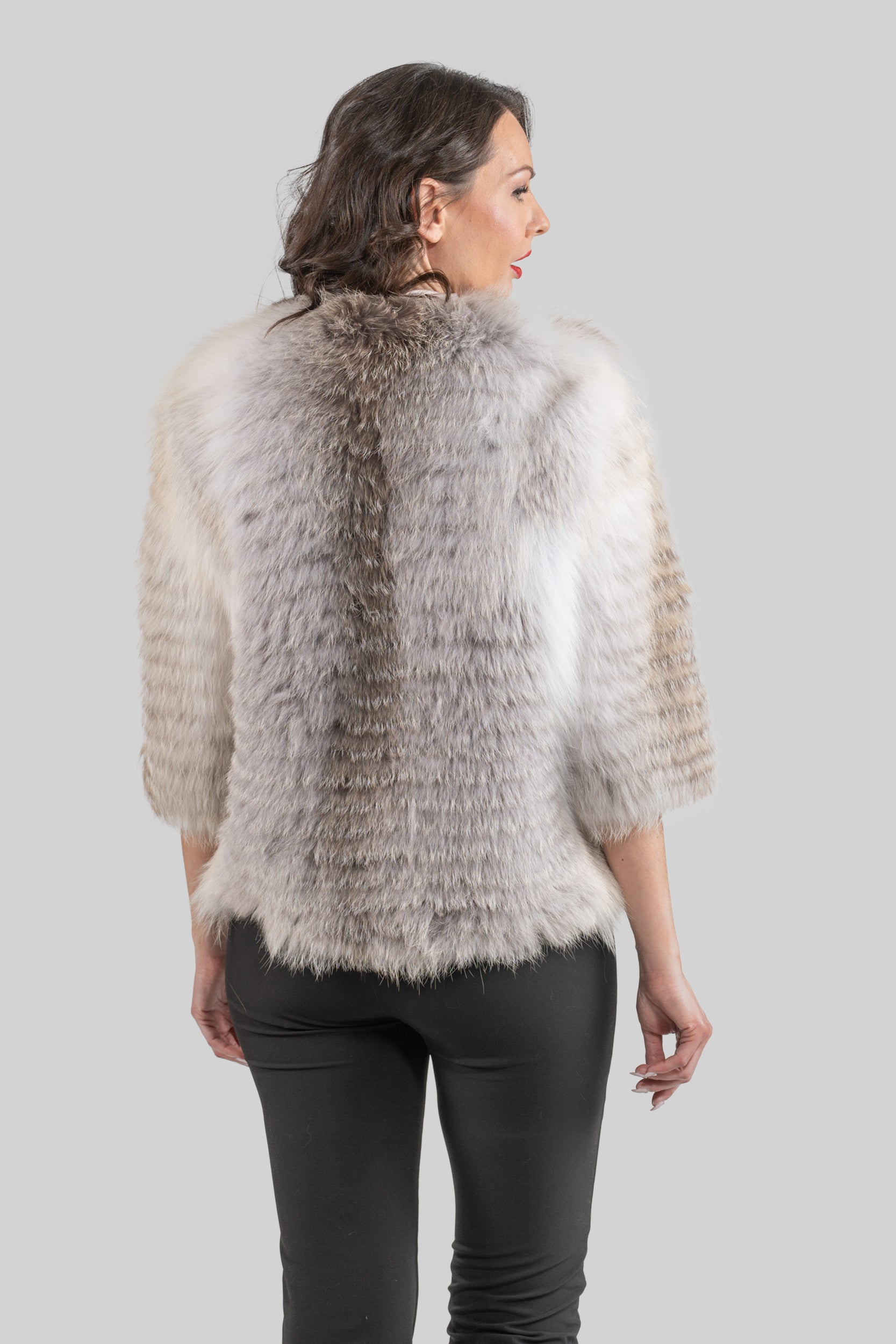 Fawn Light Fox Fur Jacket
