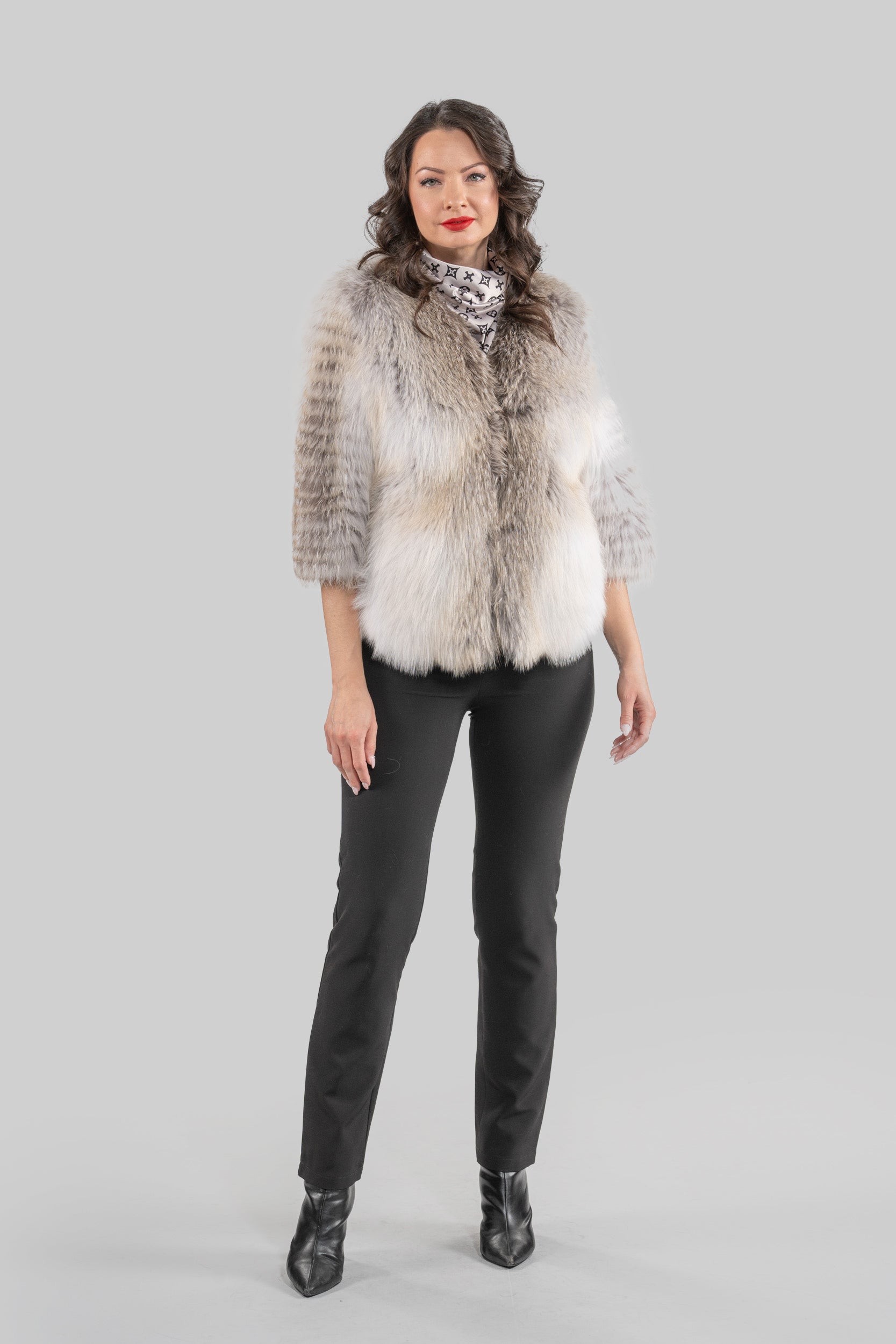 Fawn Light Fox Fur Jacket