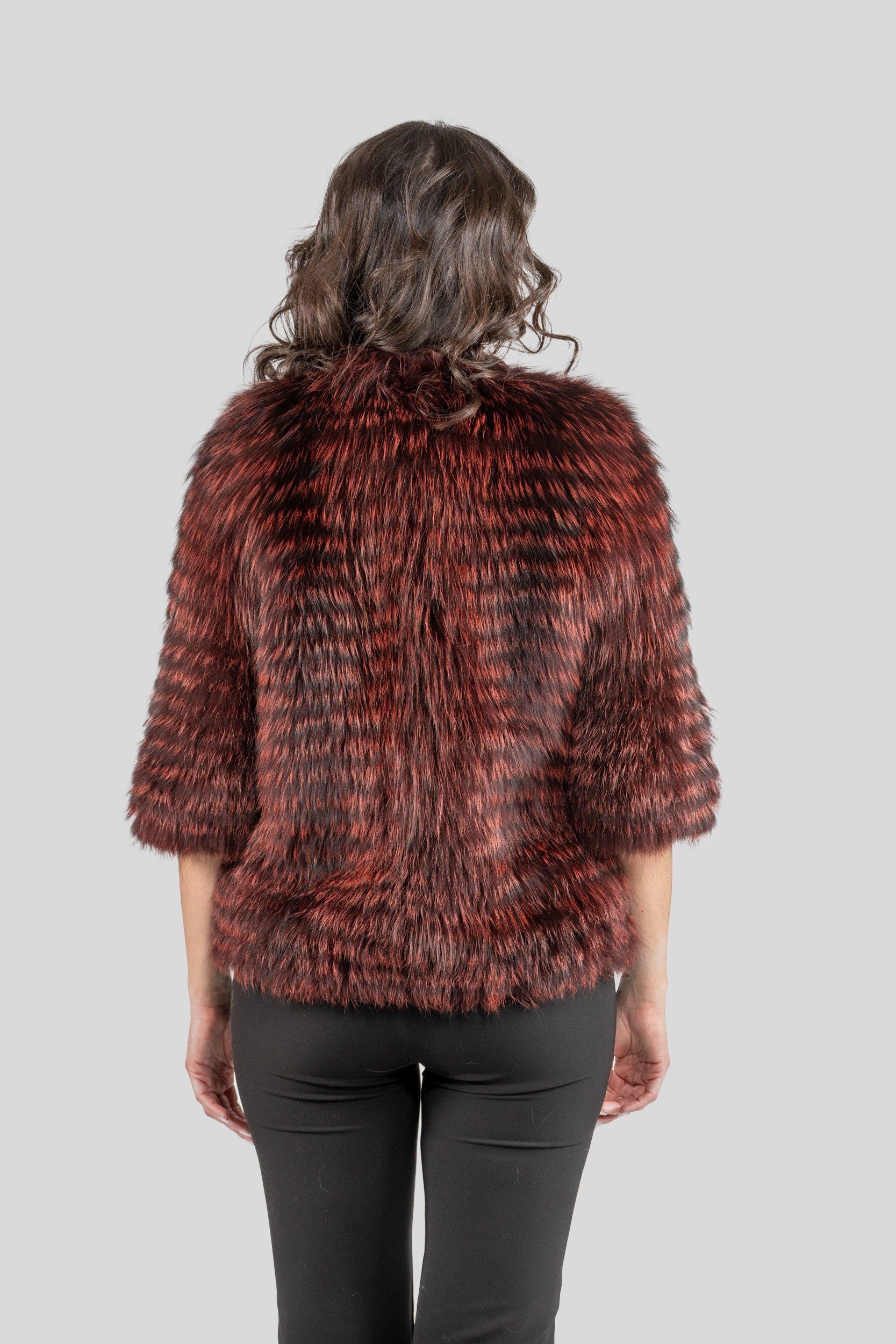 Bordeaux Fox Bolero Jacket