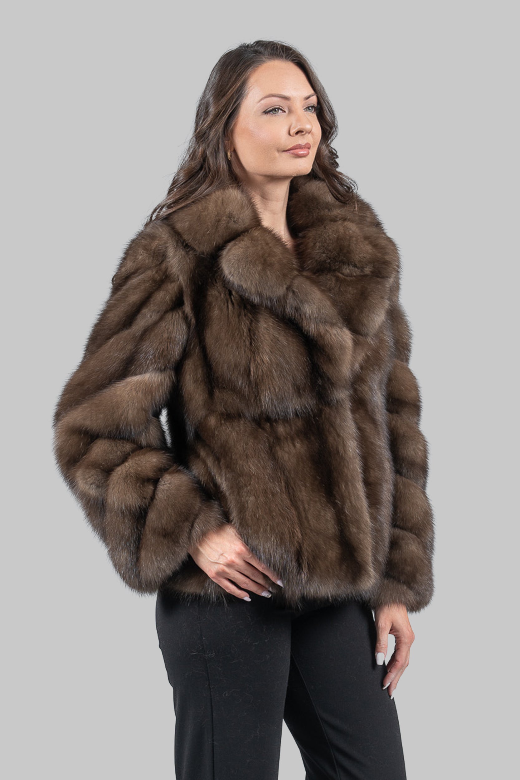 Graphite Baumarten Jacket with Notch Collar