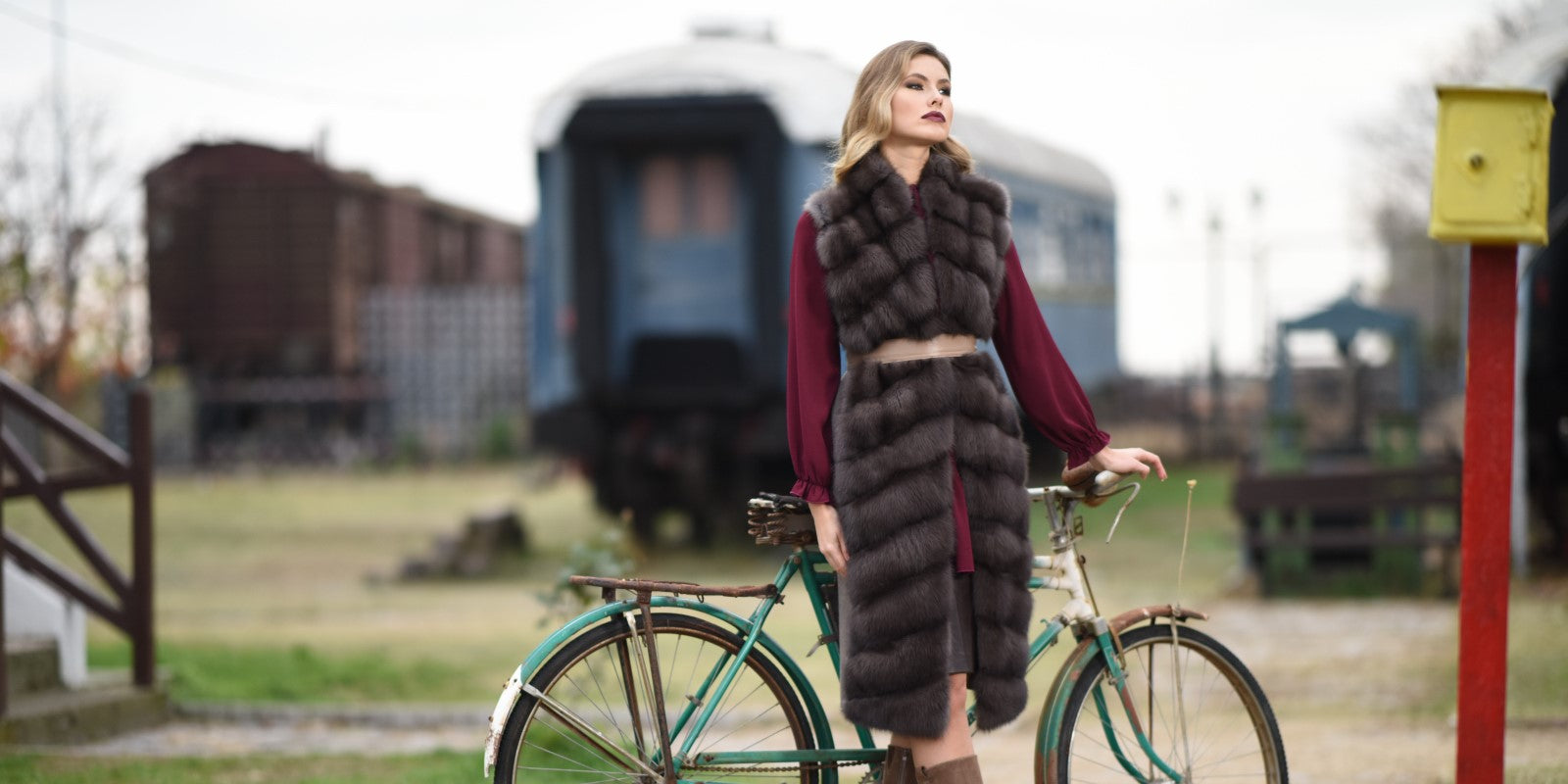 women’s Loro Piana cashmere sable coat with belt