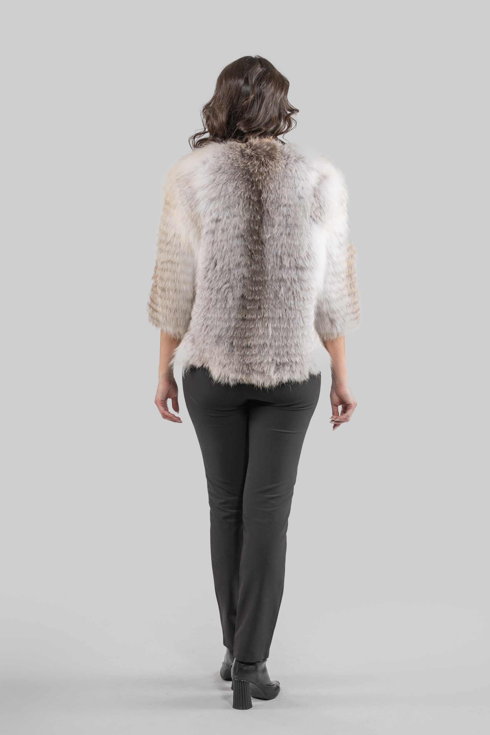 Fawn Light Fox Fur Jacket
