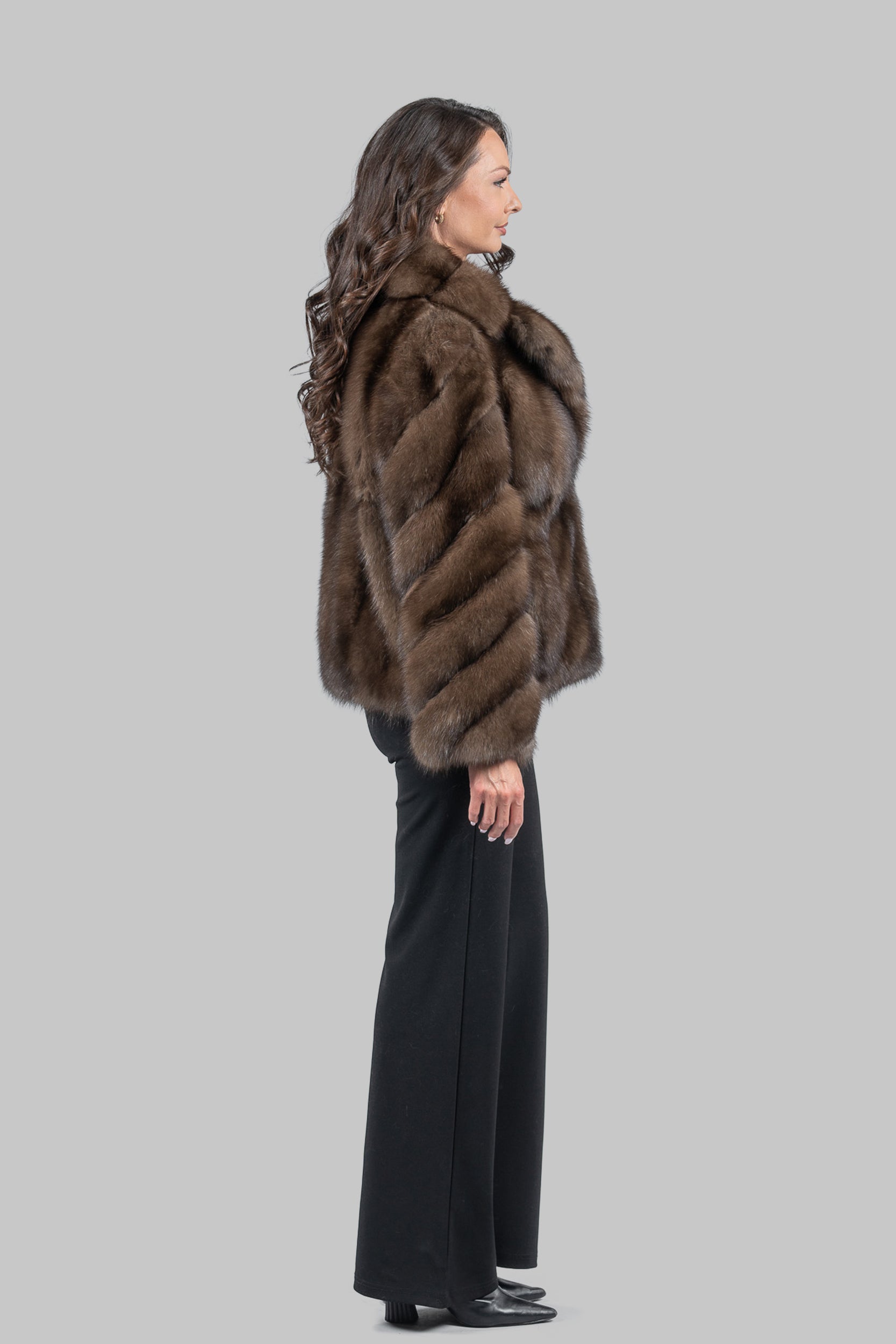 Graphite Baumarten Jacket with Notch Collar