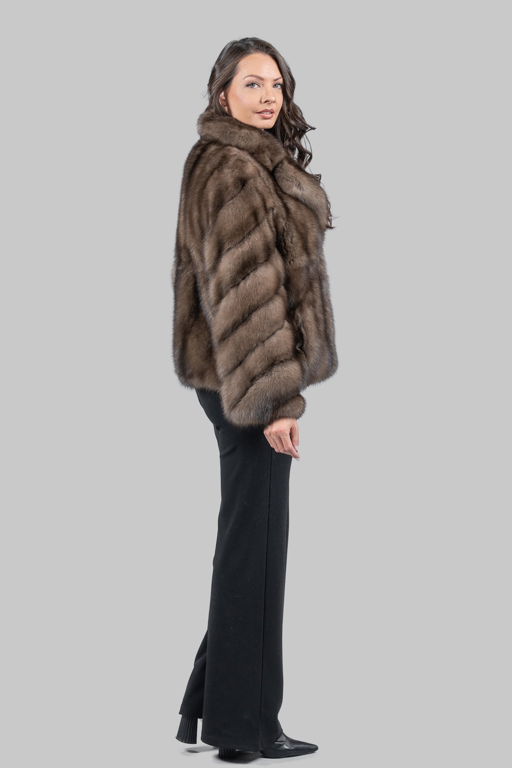 Graffit Baumarten Jacket with Notch Collar