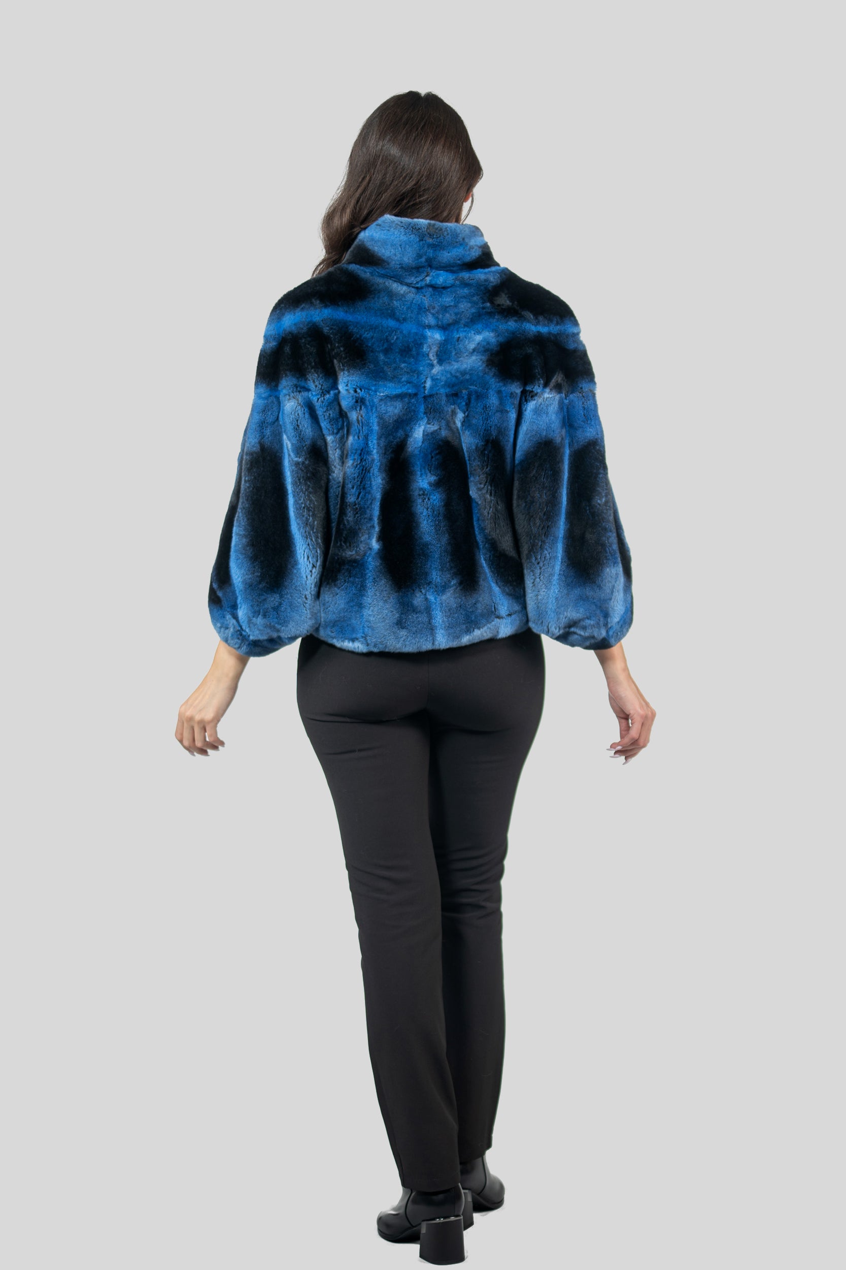 Blue Jean Rex Rabbit Cape
