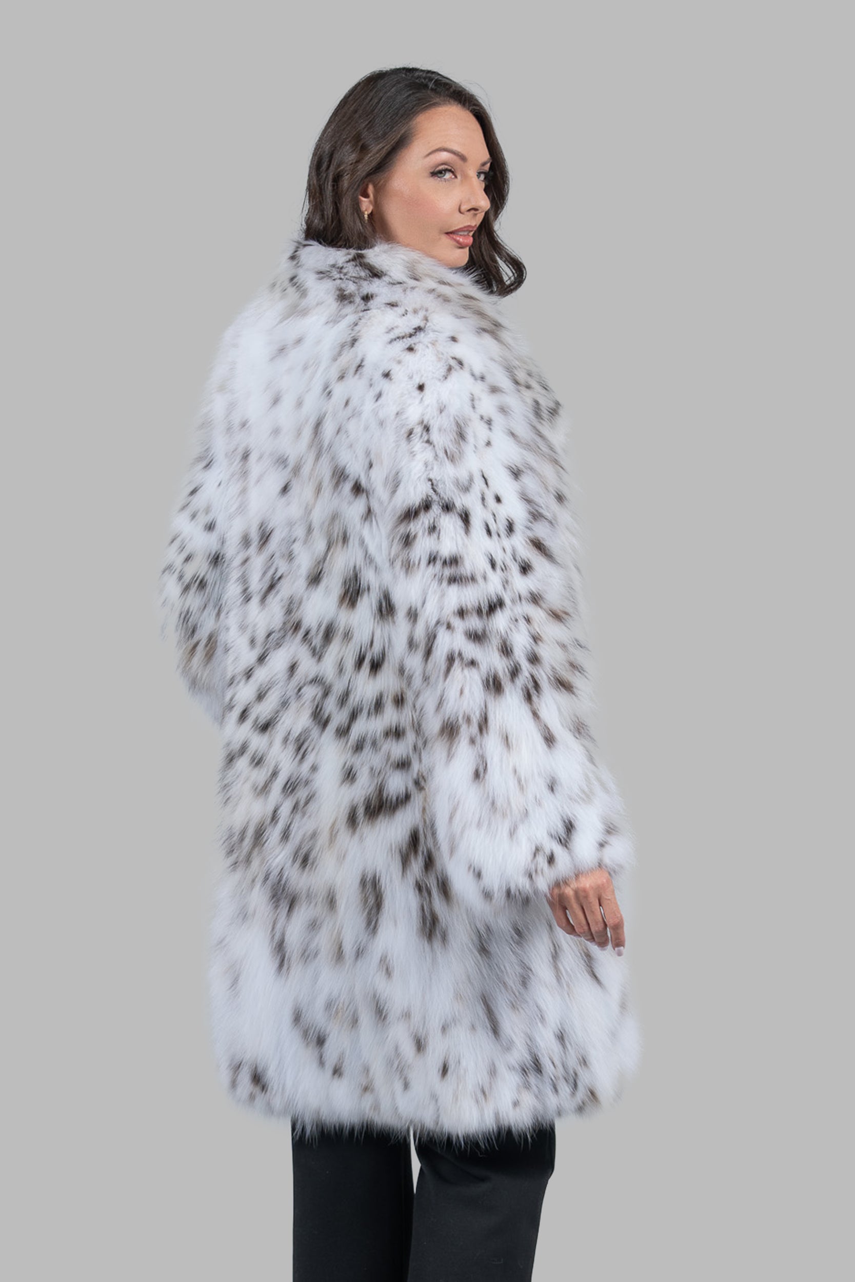 White Lynx Half Coat