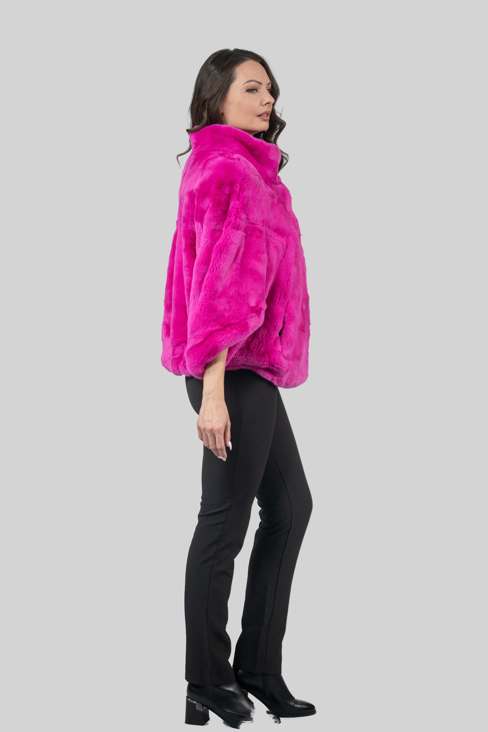 Barbie Pink Rex Rabbit Cape