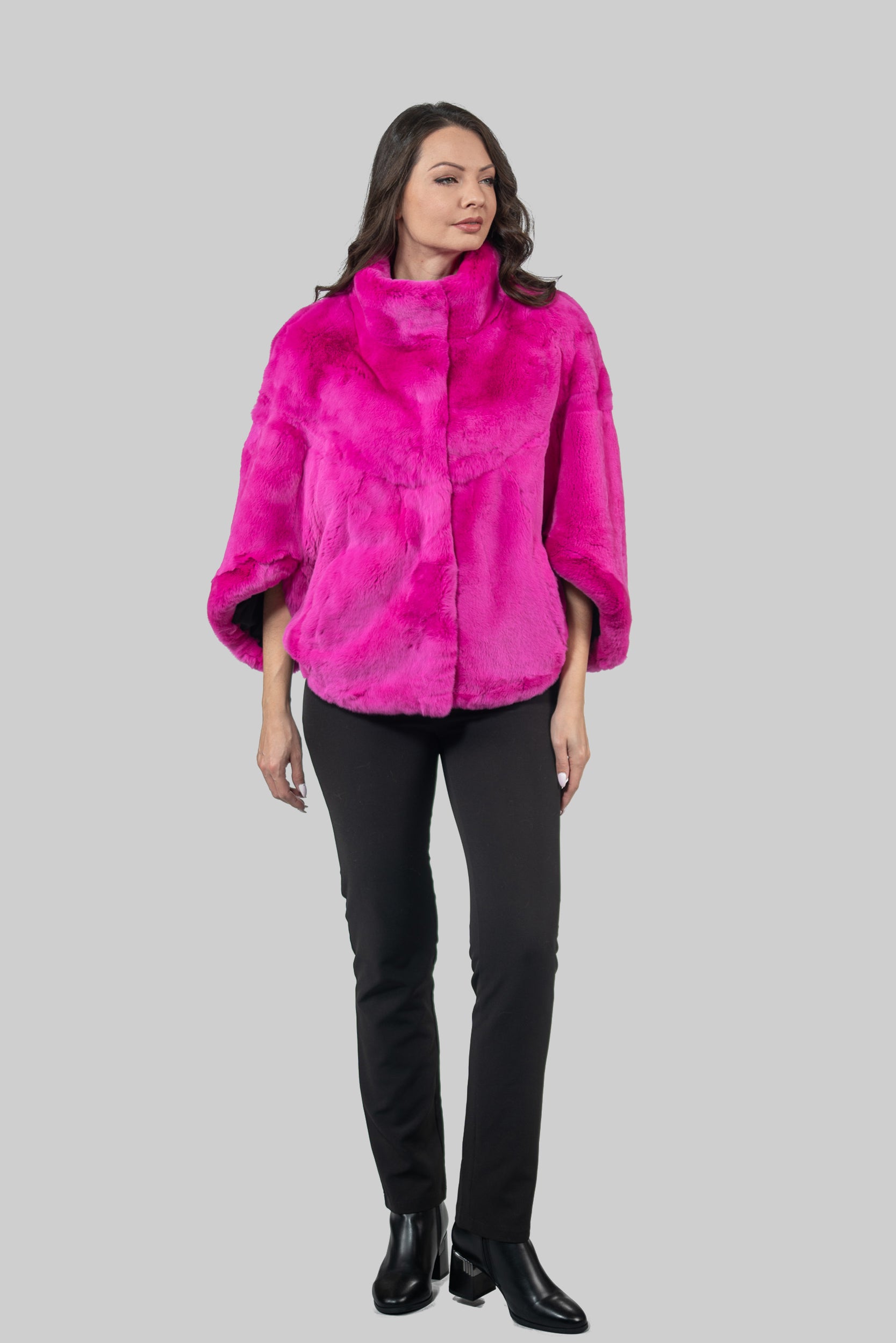 Barbie Pink Rex Rabbit Cape