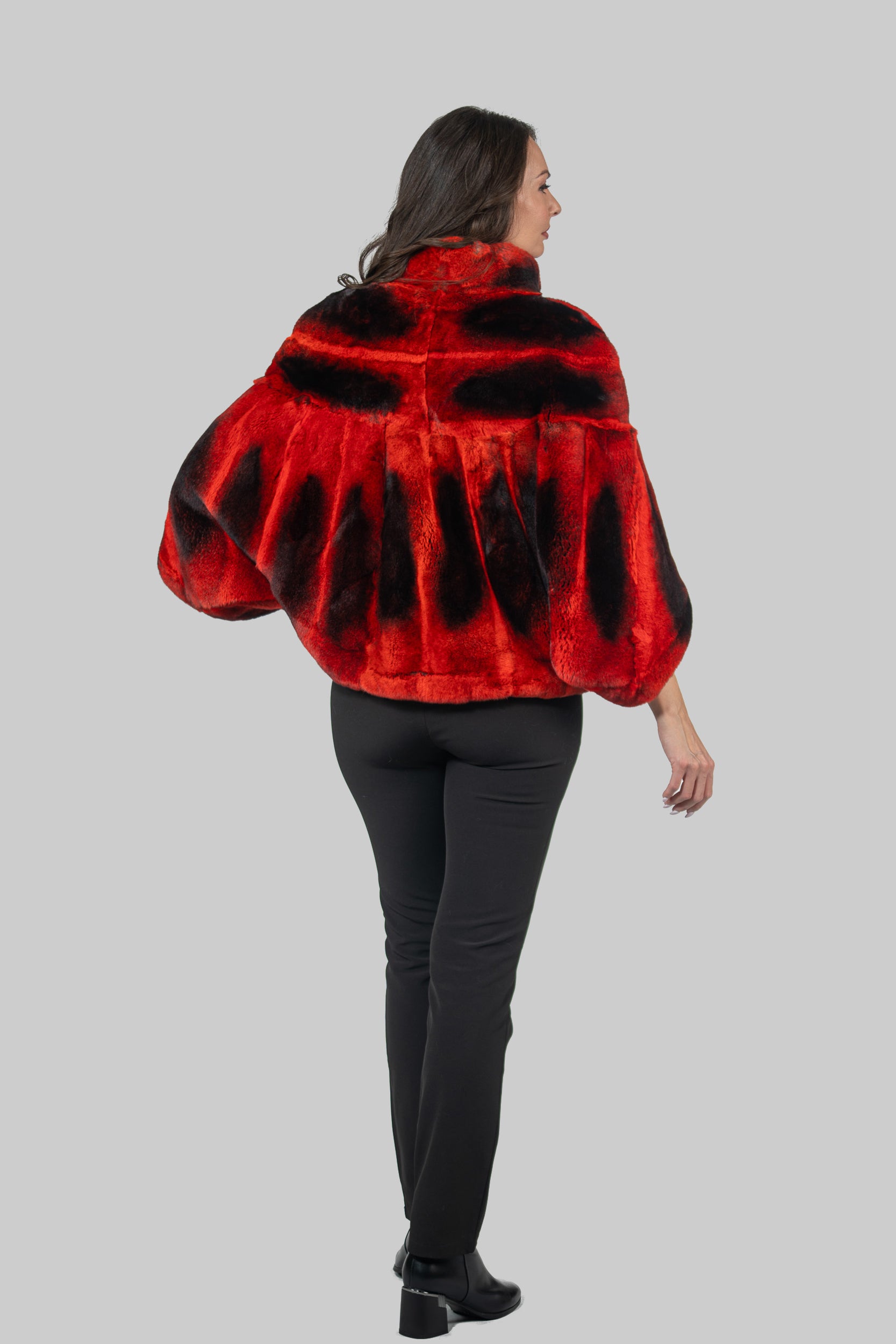 Red Rex Rabbit Cape