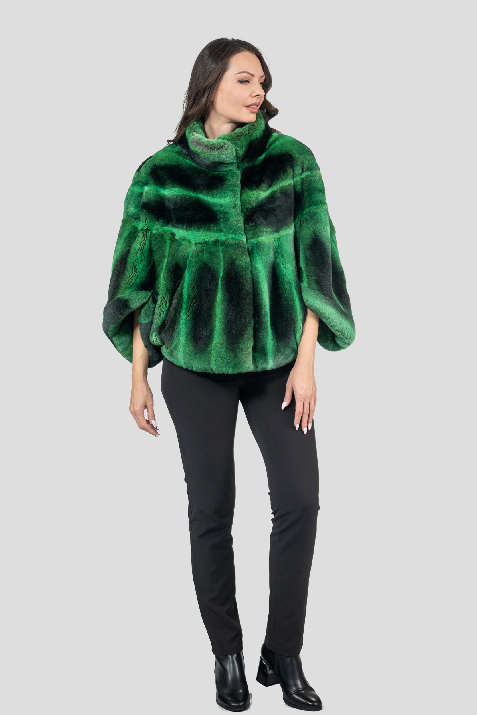 Green Rex Rabbit Cape