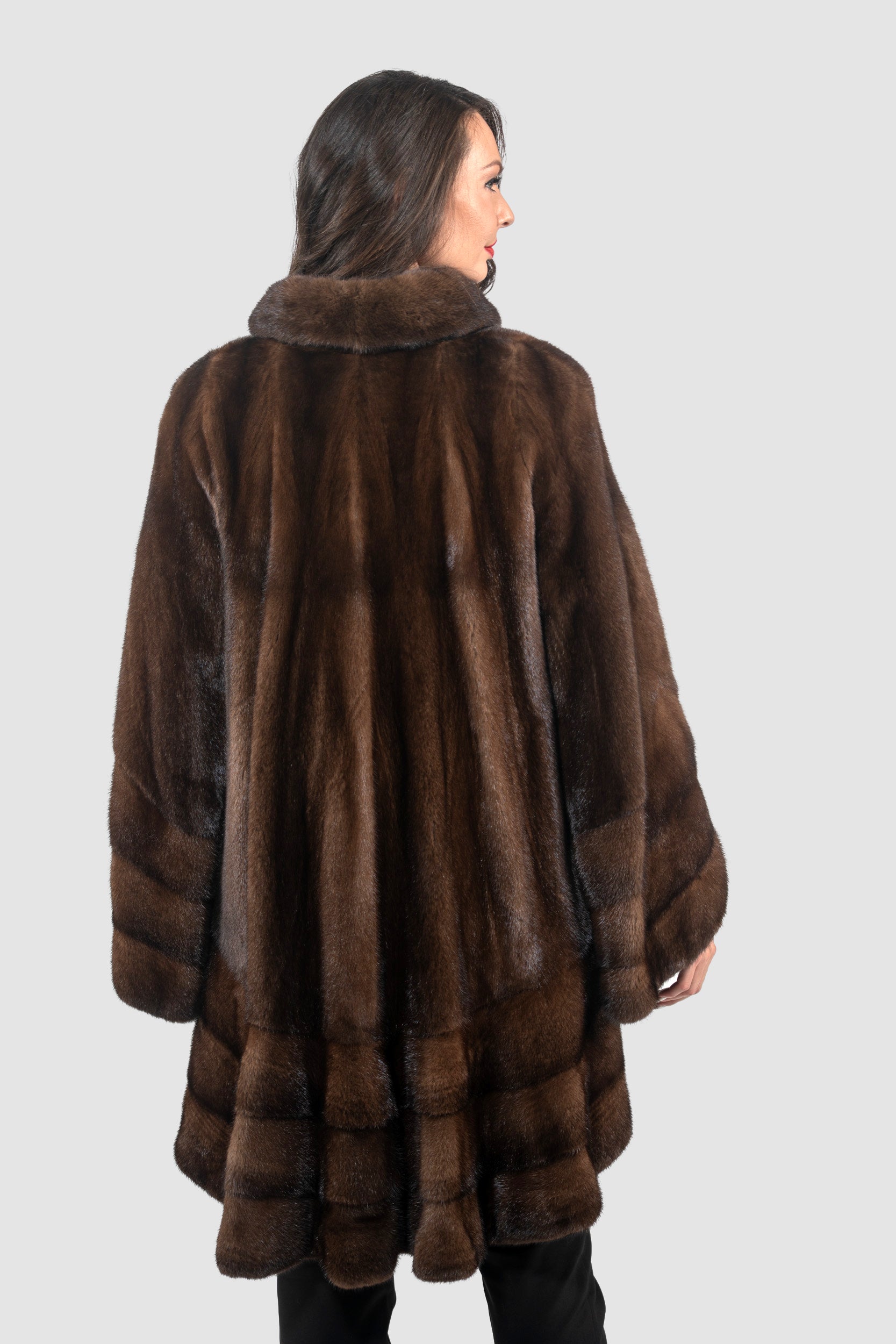 Brown Mink Half Coat