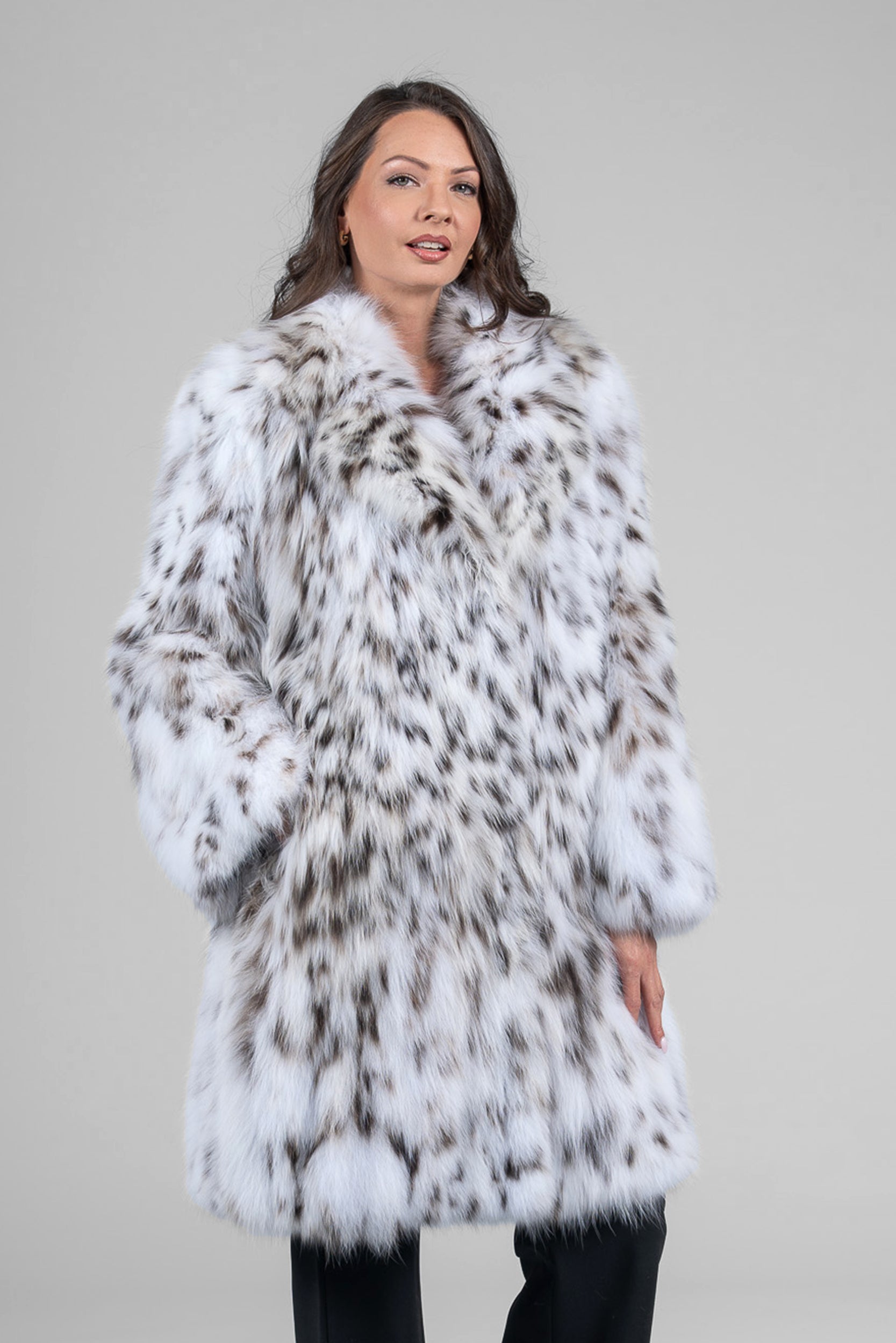 White Lynx Half Coat