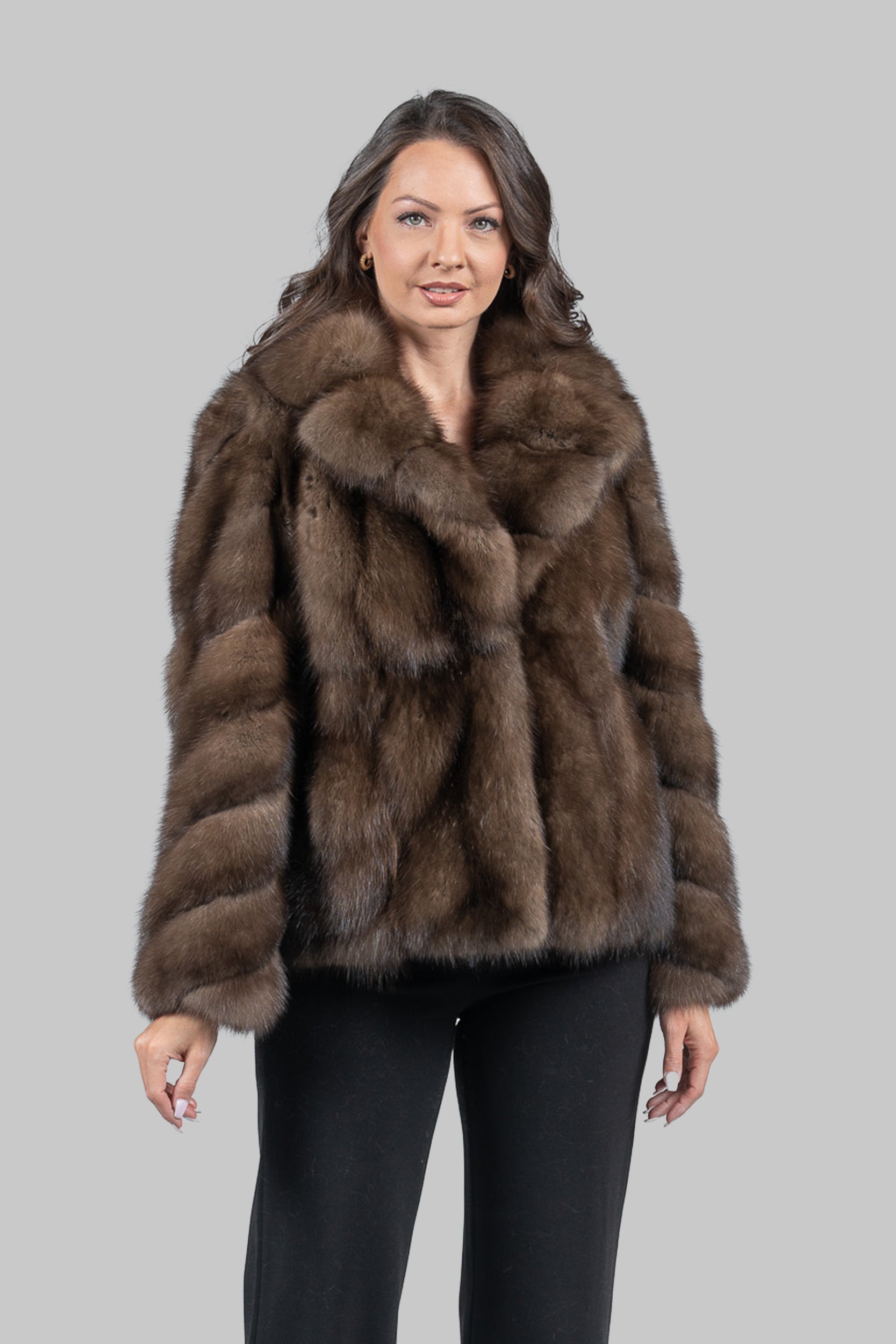 Graphite Baumarten Jacket with Notch Collar