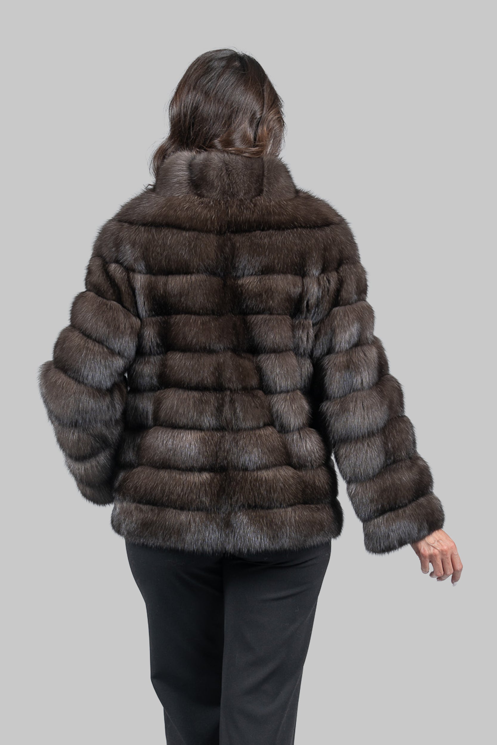 Dark Sable with Smoking Collar Jacket